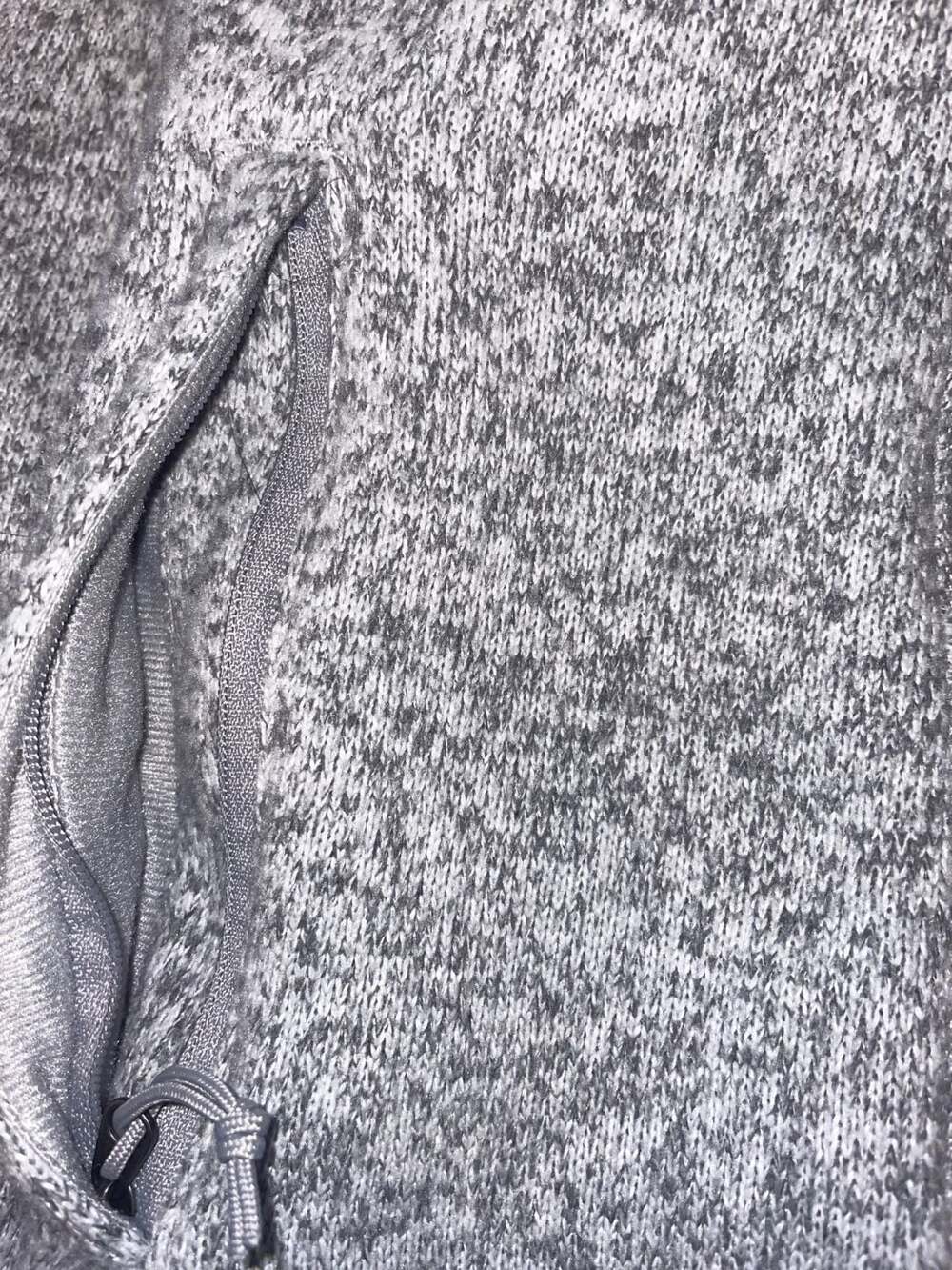 The North Face Full Zip Fleece Jacket Women’s L Gray Heather Cozy Gorpcore - Picture 5 of 9